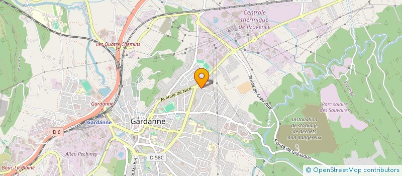 localisation de l'entreprise MONSIEUR PHILIPPE FRESSIGNAUD à GARDANNE