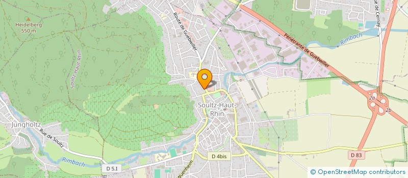 localisation de l'entreprise MONSIEUR PHILIPPE FRETZ  SOULTZ-HAUT-RHIN