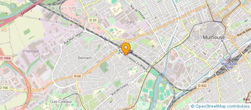 localisation de l'entreprise MONSIEUR PHILIPPE FREUND  MULHOUSE