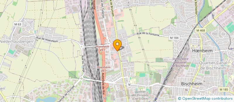 localisation de l'entreprise MONSIEUR PHILIPPE FREY  HNHEIM