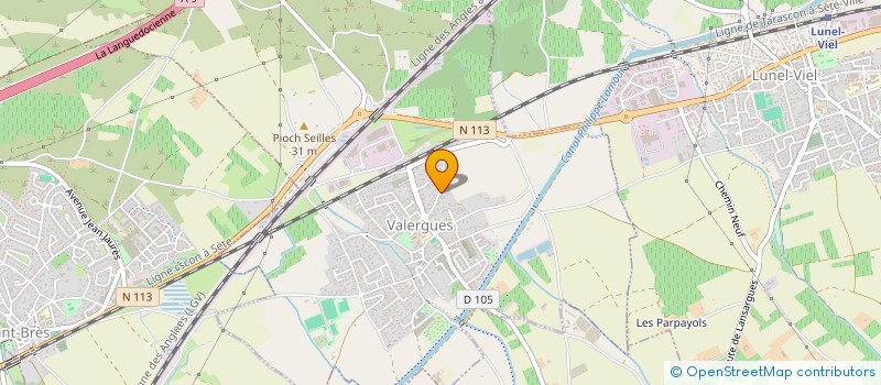 localisation de l'entreprise MONSIEUR PHILIPPE FREZE  VALERGUES