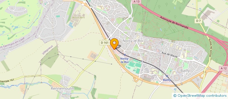 localisation de l'entreprise MONSIEUR PHILIPPE FRIGOUL  NOISY-LE-ROI