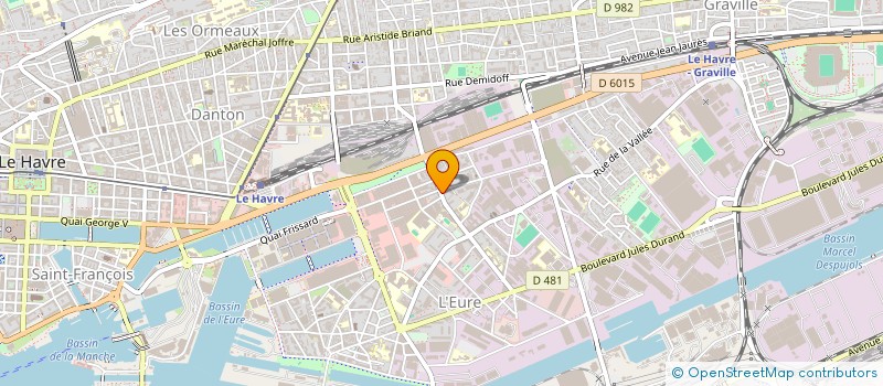 localisation de l'entreprise MONSIEUR PHILIPPE FRILOUX à LE HAVRE
