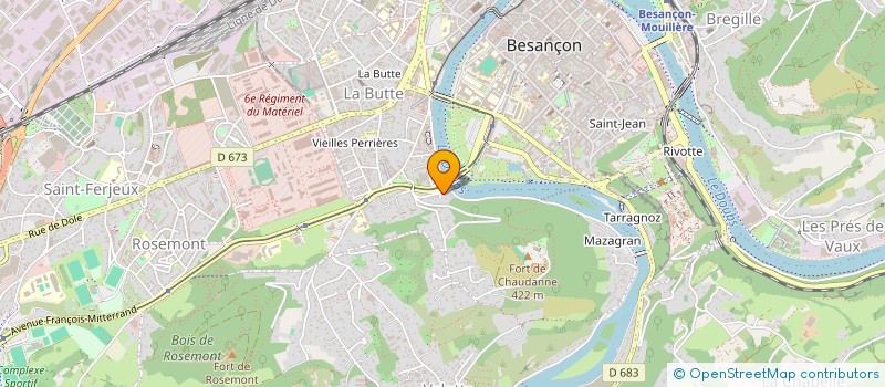 localisation de l'entreprise MONSIEUR PHILIPPE FRITSCH à BESANCON