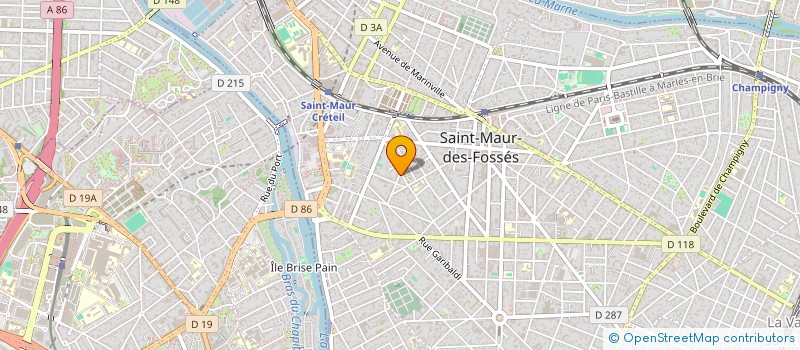 localisation de l'entreprise MONSIEUR PHILIPPE FRITSCH à SAINT-MAUR-DES-FOSSES