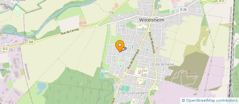 localisation de l'entreprise MONSIEUR PHILIPPE FROESCH à WITTELSHEIM