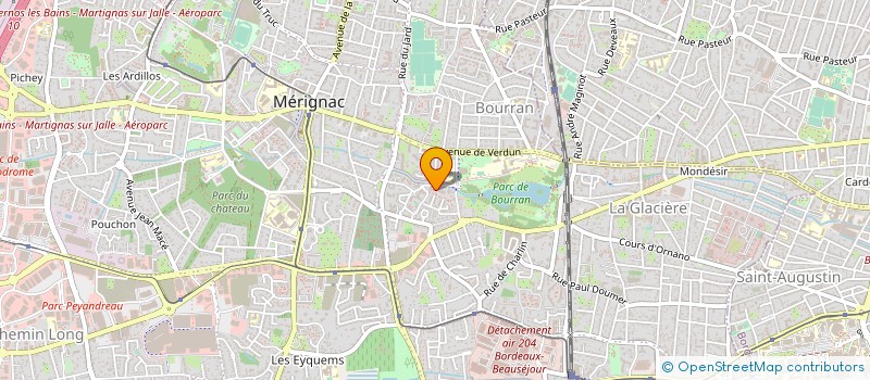 localisation de l'entreprise MONSIEUR PHILIPPE FROSSARD à MERIGNAC