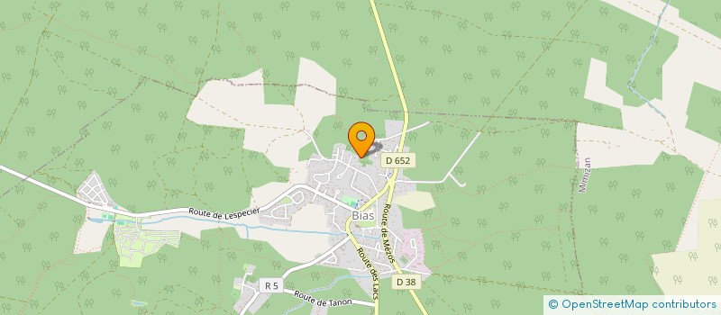 localisation de l'entreprise MONSIEUR PHILIPPE FROUSTEY  BIAS