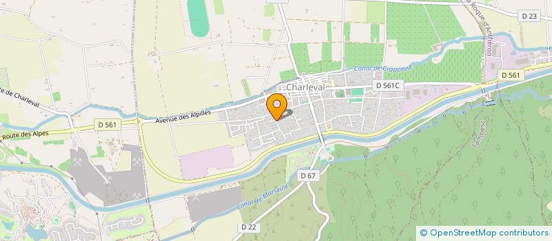 localisation de l'entreprise MONSIEUR PHILIPPE FRUTER  CHARLEVAL