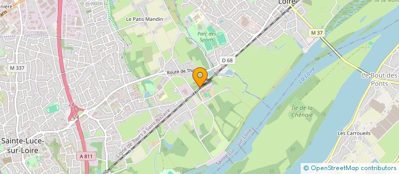 localisation de l'entreprise MONSIEUR PHILIPPE FUSTEMBERG  SAINTE-LUCE-SUR-LOIRE