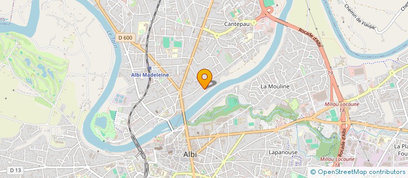 localisation de l'entreprise MONSIEUR PHILIPPE GABAUDE à ALBI