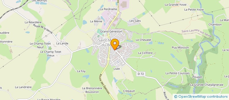 localisation de l'entreprise MONSIEUR PHILIPPE GABORIT à SAINT-MALO-DU-BOIS