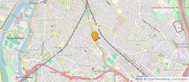localisation de l'entreprise MONSIEUR PHILIPPE GACHE  TOULOUSE