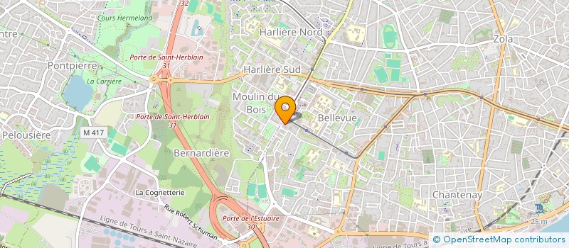 localisation de l'entreprise MONSIEUR PHILIPPE GACHET à NANTES