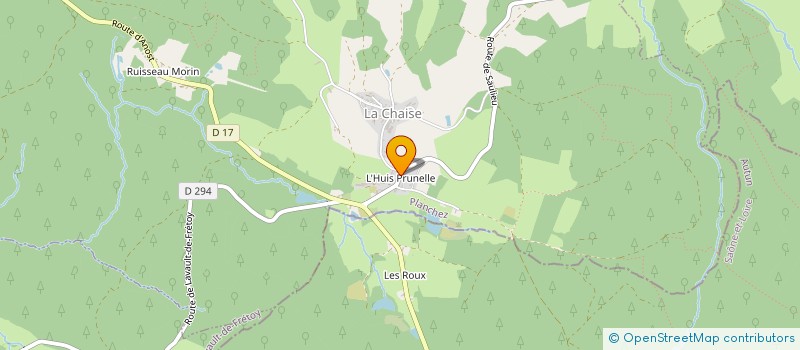 localisation de l'entreprise MONSIEUR PHILIPPE GADREY à PLANCHEZ