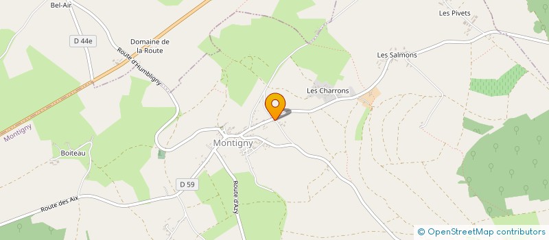 localisation de l'entreprise MONSIEUR PHILIPPE GADY à MONTIGNY