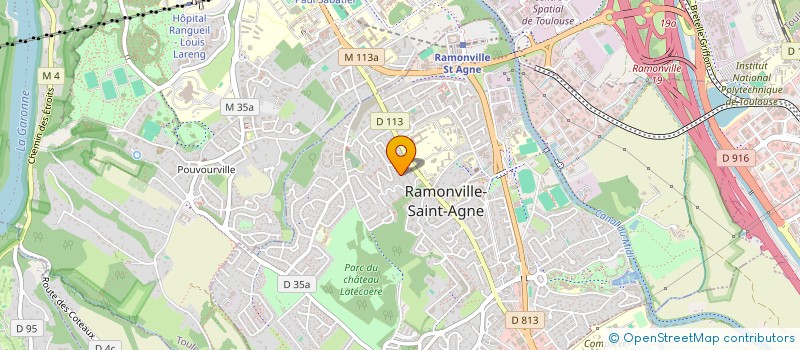 localisation de l'entreprise MONSIEUR PHILIPPE GAGNEBET à RAMONVILLE-SAINT-AGNE