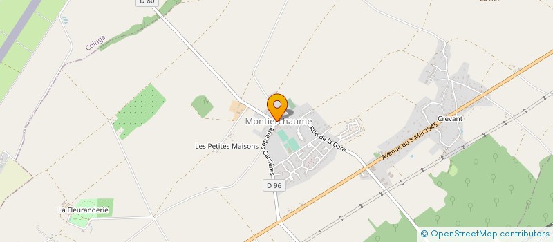 localisation de l'entreprise MONSIEUR PHILIPPE GAGNER à MONTIERCHAUME