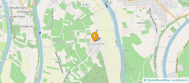 localisation de l'entreprise MONSIEUR PHILIPPE GAILLARDIE  LAGARDELLE