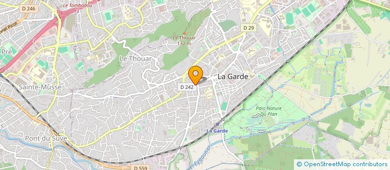 localisation de l'entreprise MONSIEUR PHILIPPE GALL à LA GARDE