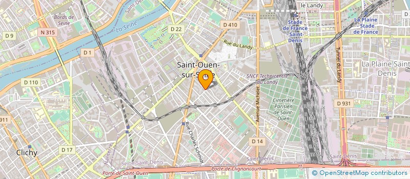localisation de l'entreprise MONSIEUR PHILIPPE GALLAIS à SAINT-OUEN-SUR-SEINE