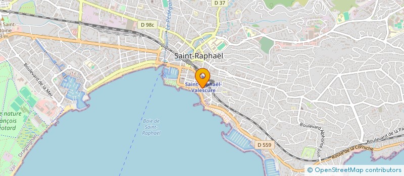 localisation de l'entreprise MONSIEUR PHILIPPE GALLAND  SAINT-RAPHAEL