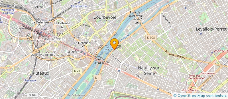 localisation de l'entreprise MONSIEUR PHILIPPE GALLARD à NEUILLY-SUR-SEINE
