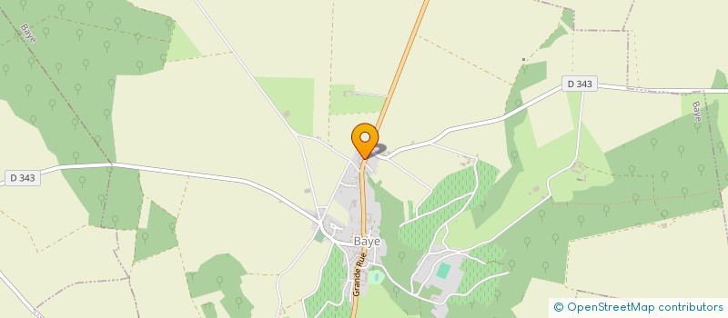 localisation de l'entreprise MONSIEUR PHILIPPE GALLET  BAYE