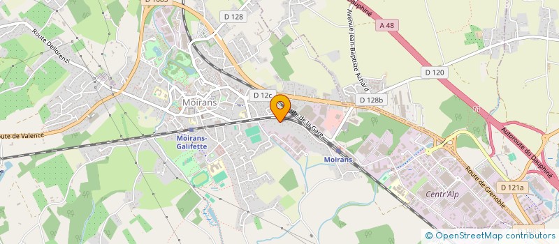 localisation de l'entreprise MONSIEUR PHILIPPE GALLIFET  MOIRANS