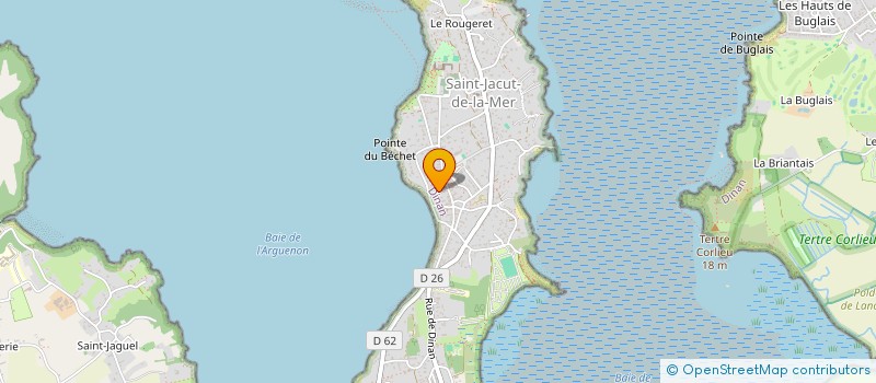 localisation de l'entreprise MONSIEUR PHILIPPE GALOT  SAINT-JACUT-DE-LA-MER