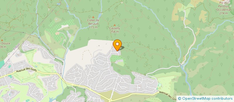 localisation de l'entreprise MONSIEUR PHILIPPE GAMBINI  SAINT-RAPHAEL