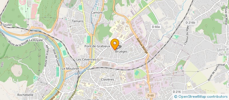 localisation de l'entreprise MONSIEUR PHILIPPE GAMBLIN à ALES