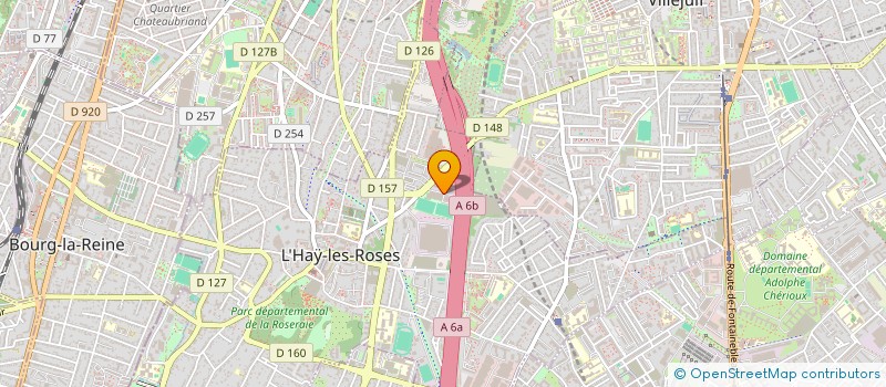 localisation de l'entreprise MONSIEUR PHILIPPE GANACHAUD  L'HAY-LES-ROSES