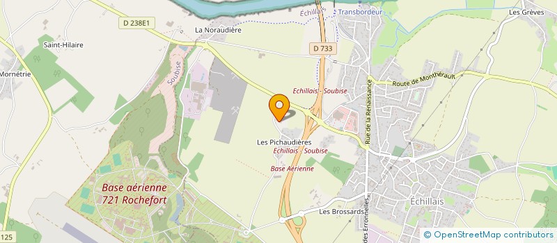 localisation de l'entreprise MONSIEUR PHILIPPE GANDOUIN  ECHILLAIS