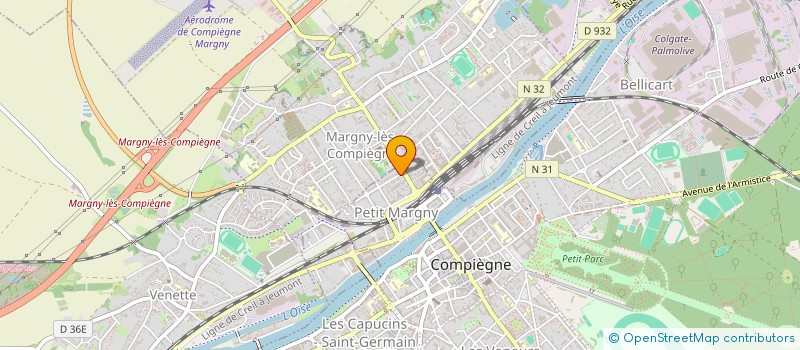 localisation de l'entreprise MONSIEUR PHILIPPE GANTIER  COMPIEGNE