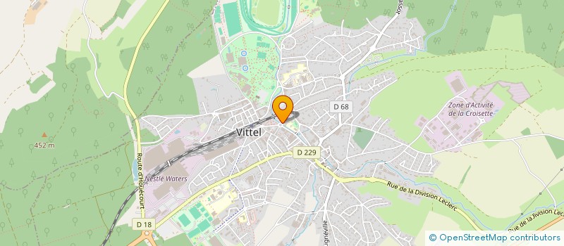 localisation de l'entreprise MONSIEUR PHILIPPE GANTOIS  VITTEL