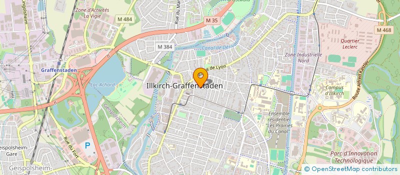 localisation de l'entreprise MONSIEUR PHILIPPE GANTZER  ILLKIRCH-GRAFFENSTADEN