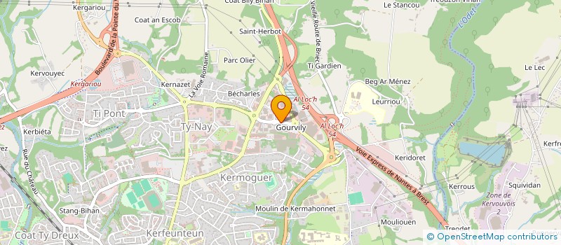 localisation de l'entreprise MONSIEUR PHILIPPE GAPIHAN à QUIMPER