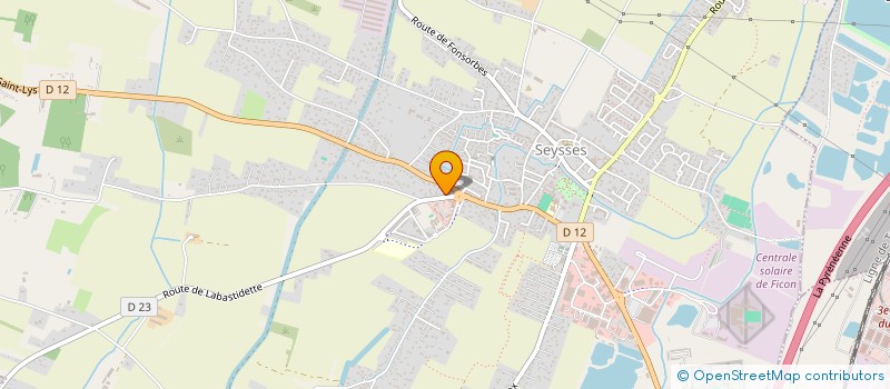 localisation de l'entreprise MONSIEUR PHILIPPE GARAT  SEYSSES