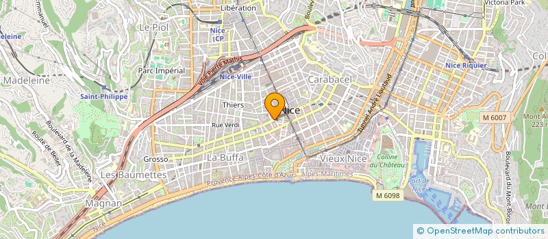 localisation de l'entreprise MONSIEUR PHILIPPE GARCIA à NICE