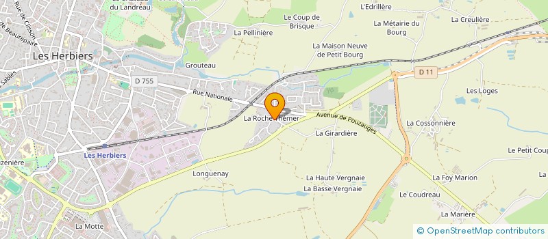 localisation de l'entreprise MONSIEUR PHILIPPE GARDETTE à LES HERBIERS