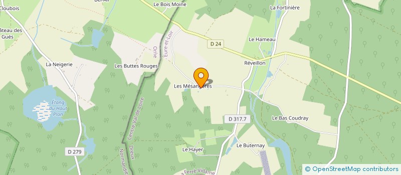 localisation de l'entreprise MONSIEUR PHILIPPE GARNAUD à LA FERTE-VIDAME