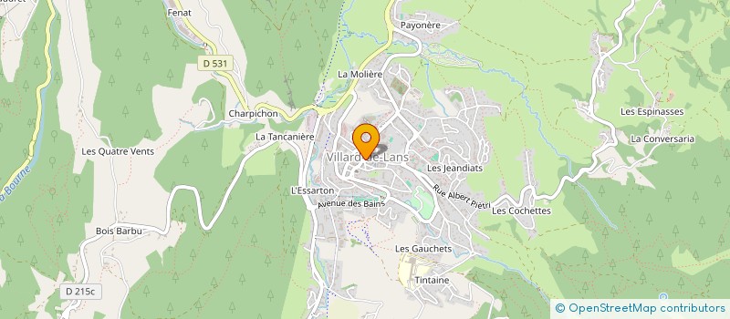 localisation de l'entreprise MONSIEUR PHILIPPE GARNICHET  VILLARD-DE-LANS