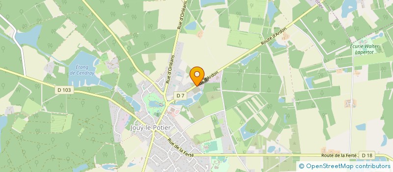 localisation de l'entreprise MONSIEUR PHILIPPE GARNIER à JOUY-LE-POTIER