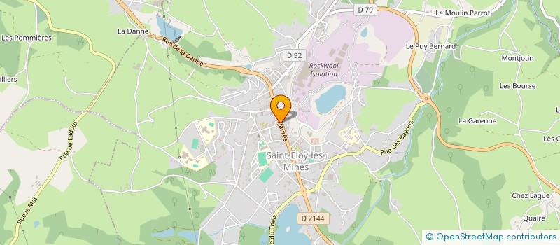 localisation de l'entreprise MONSIEUR PHILIPPE GARNIER  SAINT-ELOY-LES-MINES