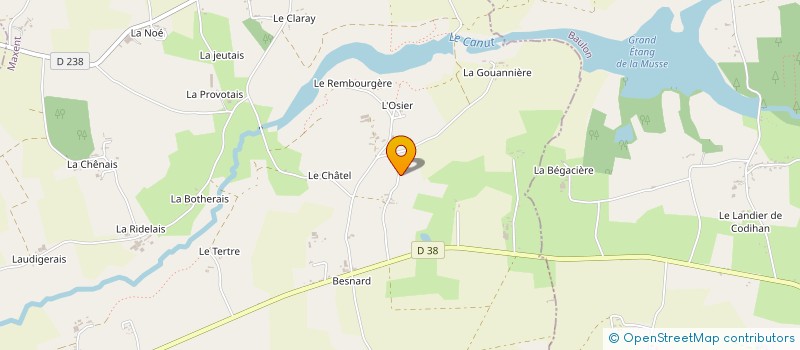 localisation de l'entreprise MONSIEUR PHILIPPE GARNIER  MAXENT