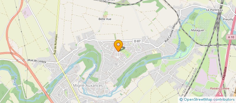 localisation de l'entreprise MONSIEUR PHILIPPE GARREAU  ITEUIL