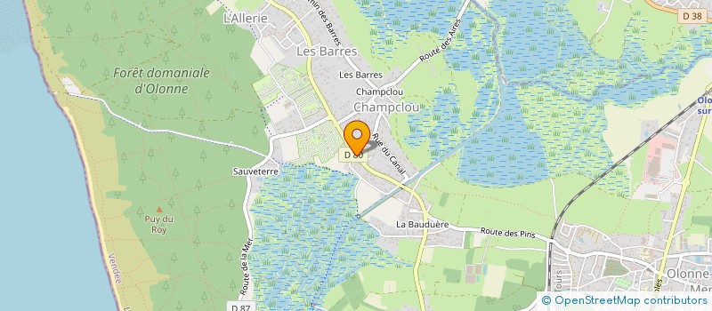 localisation de l'entreprise MONSIEUR PHILIPPE GARREAU à LES SABLES D'OLONNE