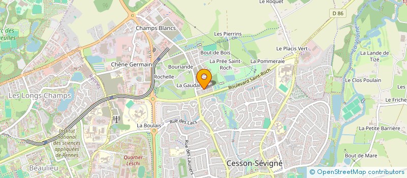 localisation de l'entreprise MONSIEUR PHILIPPE GARRIDO  CESSON-SEVIGNE