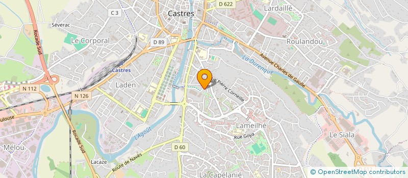 localisation de l'entreprise MONSIEUR PHILIPPE GASC  CASTRES